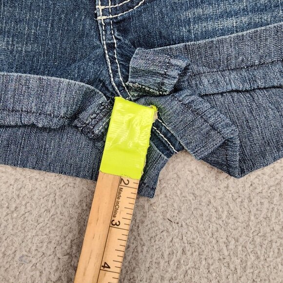 VIGOSS Women's/Juniors Jean Denim Shorts Medium Wash Size 14 - Picture 5 of 9